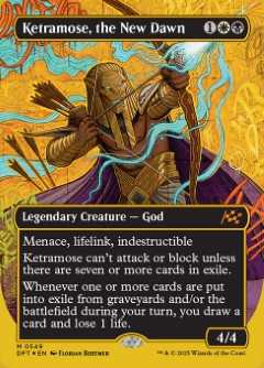 Ketramose, the New Dawn Aetherdrift Bordless First Place Art